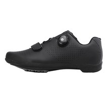 라르고 SPEED 평페달 스피닝 자전거 MTB 로드 와이드 클릿 슈즈, 블랙, 230