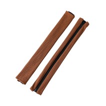 잘츠 사무실 의자 소프트 팔걸이 커버 2p, 화이트브라운