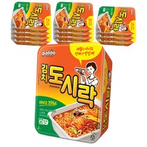 팔도 김치 도시락 컵라면 86g, 12개