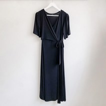 라라온 피올 반팔 랩원피스