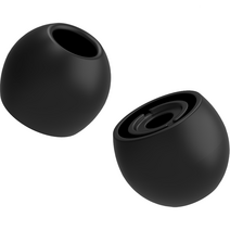 디비누스 벨벳 이어폰 이어팁 2p, 벨벳팁 (ML), 블랙