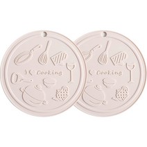 올라운더 노르딕 플레이팅 뚝배기받침 핑크, 2개