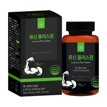 데일리랩 류신 플러스정 단백질 타블렛 유청 캡슐 필수 아미노산 60g, 60정, 1개