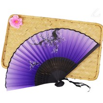 욜로라이프 대나무 실크 부채, 12, 1개