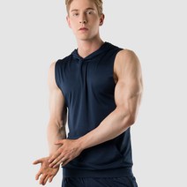 아르메데스 남성용 트레이닝 민소매 후드 티셔츠