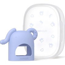 모윰 유아용 코끼리 치발기, 단품, 베이비블루, 1개