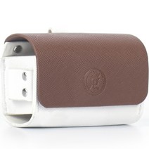 지스테리 골프공 파우치 2구, 브라운, 1개