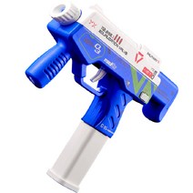 자동펌프 물통 전동 워터건 MP9, 블루