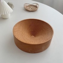 애플도어 인테리어 우드 트레이 F