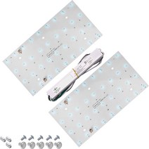 홈앤라이팅 2대1 고효율 삼성 LED 모듈 6500K 300 x 150 mm 2p + 안정기 36W + 연결커넥터 3p + 자석 10p + B2B 연결커넥선 세트, 화이트