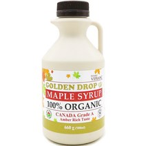 골든드롭 유기농 메이플 시럽 캐나다 A등급 앰버리치, 500ml, 1개