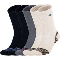 컬럼비아 포레스트 쿠션 크루삭스 CBCFRCRL 5p 세트, 혼합색상