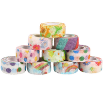 헬돈 자가점착 핑거밴드 10종 세트, B조합 (2.5cm*4.5M), B조합 풍경 믹스