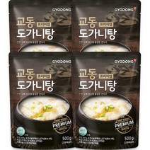 교동식품 프리미엄 도가니탕, 500g, 4개