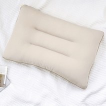 마롤로뜨 빨아 쓰는 낮은 베개, 빨아쓰는베개_베이지, 1개