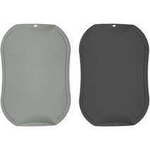 도블레 칼집 안나는 도마 2종 세트, 카키, 다크그레이, 1세트