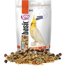 로로펫 베이직 중소형 조류 왕관 코뉴어 퀘이커 사료 70224, 600g, 1개