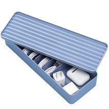 블루레이크 전선 케이블 정리함, 블루, 1개