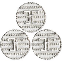 동대문단추왕 이케인 단추 15mm, 은반광, 3개