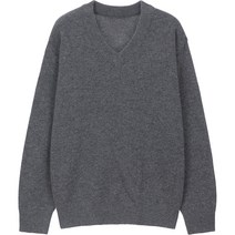 마인드브릿지 남성용 울혼방 브이넥 세미오버 니트 MXKT7101