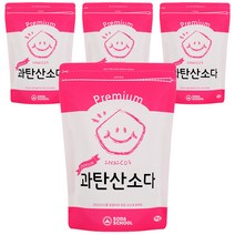 소다스쿨 프리미엄 과탄산소다, 1kg, 4개