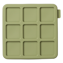 디아르 플래티넘 실리콘 밀폐 냉동트레이 9구, 올리브그린, 1개 상품 사진