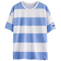 고스트리퍼블릭 오버핏 리버플 스트라이프 반팔티셔츠 GT-3146