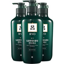 려 청아 두피딥클렌징 컨디셔너, 550ml, 3개