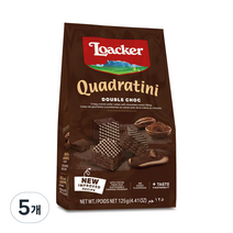 로아커 콰드라티니 더블초코, 125g, 5개