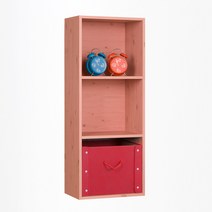 하우디가구 칸높은 3단 DIY 칼라박스, 칸높은 3단-핑크옹이
