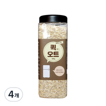 냉장고쏙 퀵 롤드 오트, 600g, 4개