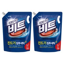 비트 때가쏙 진드기 일반 액상세제 리필, 2L, 1개입, 2개