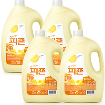 피죤 레귤러 섬유유연제 옐로미모사 본품, 4210ml, 4개