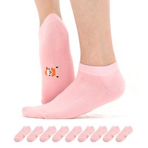이지레그 여성용 초밥 베어 스니커즈 발목 양말 10켤레 세트
