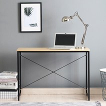 조은세상 일자형 책상 1200, 블랙