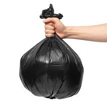 코멧 배접 쓰레기 비닐봉투, 27L, 100매, 블랙