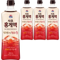 사조 홍게액, 4개, 900ml