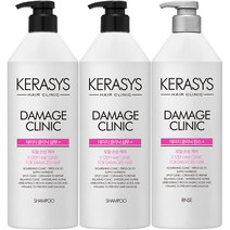 케라시스 데미지 클리닉 샴푸 750ml 2p + 린스 750ml 헤어세트, 1세트