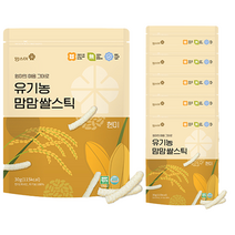 맘스미 유아용 유기농 맘맘 쌀스틱, 현미맛, 6개