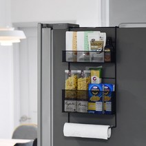 노바리빙 와이드 다용도 매직 주방 선반, 블랙