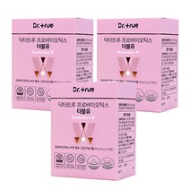 DrTrue 프로바이오틱스 더블유 W 여성 유산균 30p, 3개, 60g