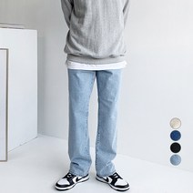 머시따 남성용 스탠다드 세미와이드 청바지