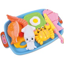 토이앙상블 해산물 플레이트 소꿉놀이, 혼합 색상