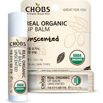 찹스 리얼 오가닉 립밤, 무향, 5g, 1개