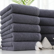 코튼클라우드 호텔수건 200g 30수 코마사, 다크그레이, 10개