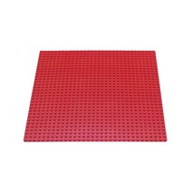 요고요 작은블록용 놀이판 32 x 32칸 25.6 x 25.6 cm, 빨강