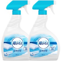 페브리즈 섬유탈취제 상쾌한향 본품, 880ml, 2개