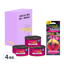 캘리포니아센트 방향제 캔형 3p + 종이걸이형 세트, 4세트, 코로나도 체리향