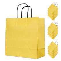 옐로우 종이 쇼핑백 15p, 2호