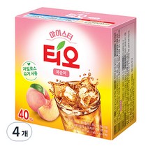 티오 아이스티 복숭아맛, 13g, 40개입, 4개